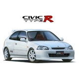 [√ 英利 富士美拼装模型 1/24 Civic Type R EK9 前期型 03998]