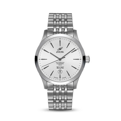 英纳格ENICARCH363纯银镶钻男表