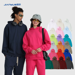 定制卫衣印logo工作服班服高端重磅加厚外套情侣装 刺绣标 团体工装