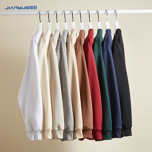 圆领卫衣定制工作服班服长袖外套团建广告文化衫活动工衣服装印字