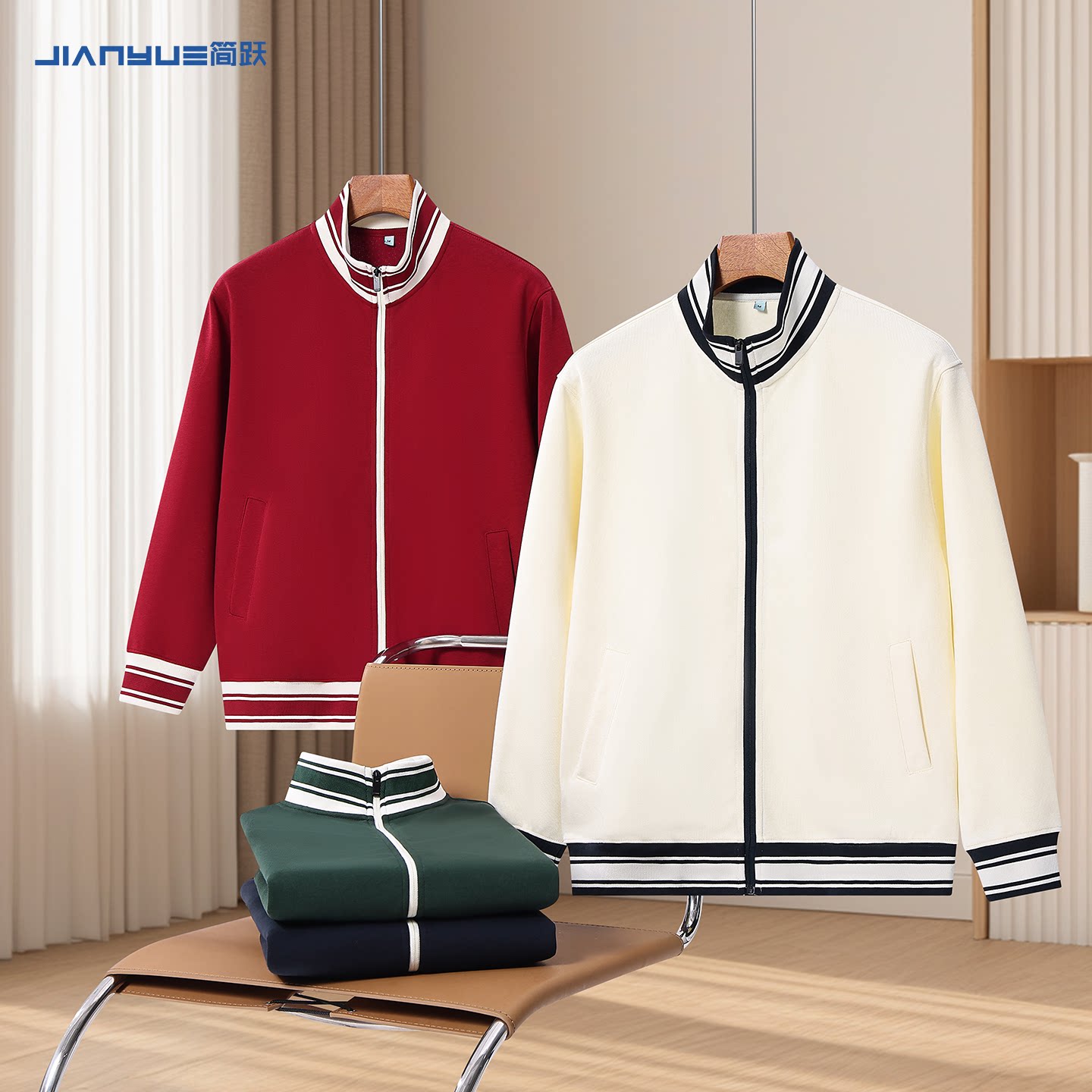330克棒球服卫衣定制工作服印图