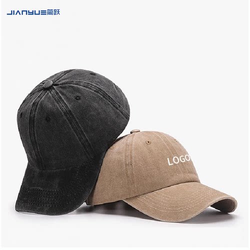 水洗做旧棒球帽遮阳帽子定制logo
