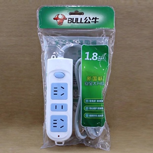3米线原装 公牛插座插排多功能家用GN 606插座插排宿舍拖线板1.8