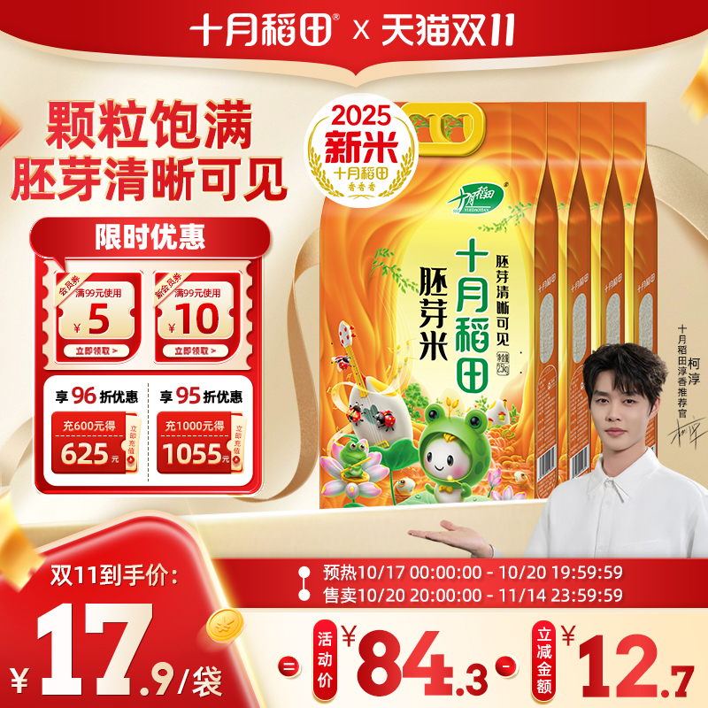 2025新米十月稻田东北胚芽米