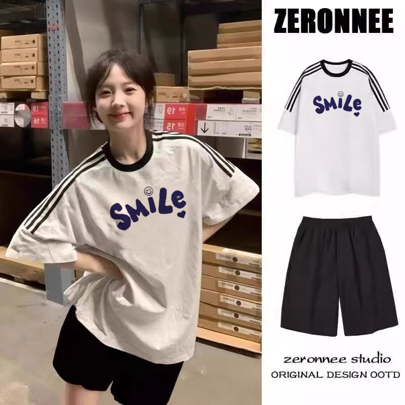 女童夏季韩版休闲短袖短裤运动套装女大童时髦洋气儿童夏装两件套,童装/婴儿装/亲子装,套装,淘宝优惠券,粉丝福利购,淘宝优惠卷