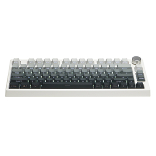 Keydous NJ80三模 极昼侧刻 MAC 75成品热插拔75%RGB蓝牙机械键盘