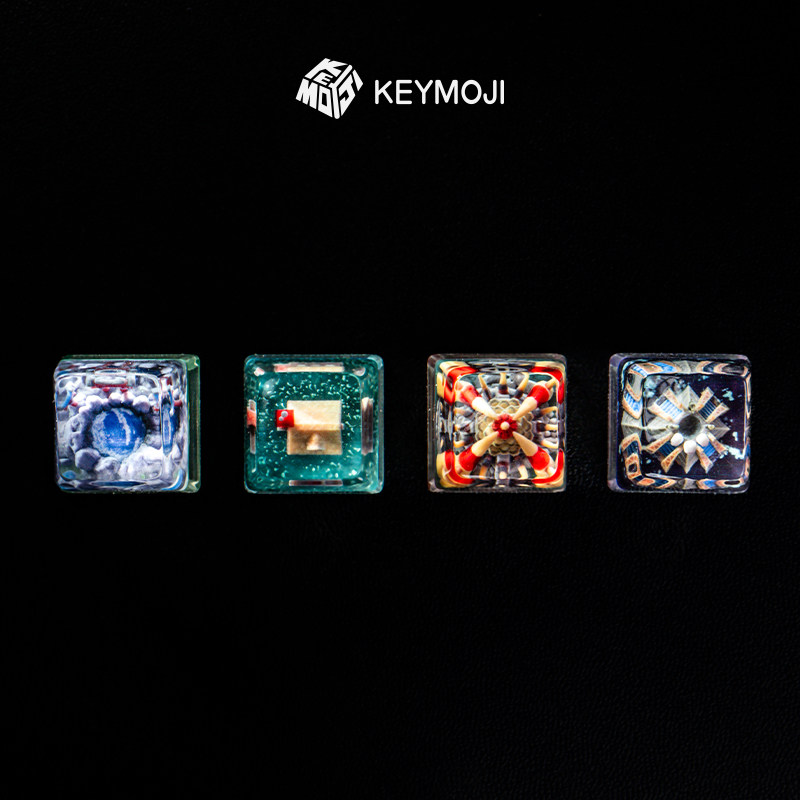 KEYMOJI 魔兽树脂个性键帽 通灵塔 月亮井 农场 地洞3D立体键帽