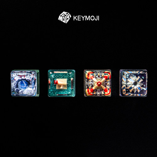 KEYMOJI 魔兽树脂个性键帽 通灵塔 月亮井 农场 地洞3D立体键帽