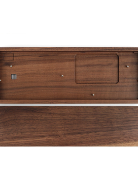 GH60木质外壳胡桃木 花梨木壳 poker60%客制化适配wooting60HE