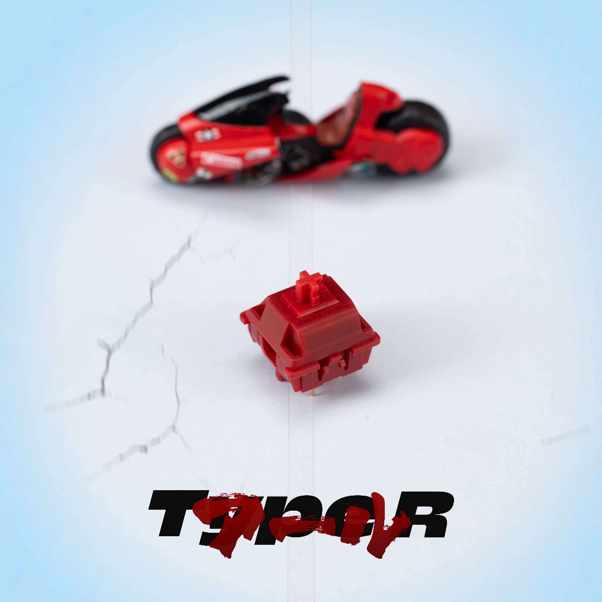 Silliworks Type R Switch红色提前段落轴客制化热拔插机械键盘轴