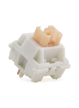 高特outemu 奶油黄轴PRO 五脚DIY机械键盘热插拔静音段落轴体开关