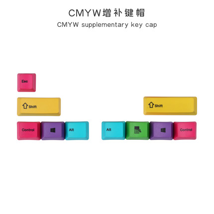 pbt rgby cmyk mac热升华 filco魔力鸭poker gh60大键位 机械键帽