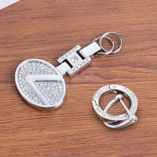 雷克萨斯ES200ES300GX460RX300汽车钥匙扣镶钻挂饰挂件高档凌志女
