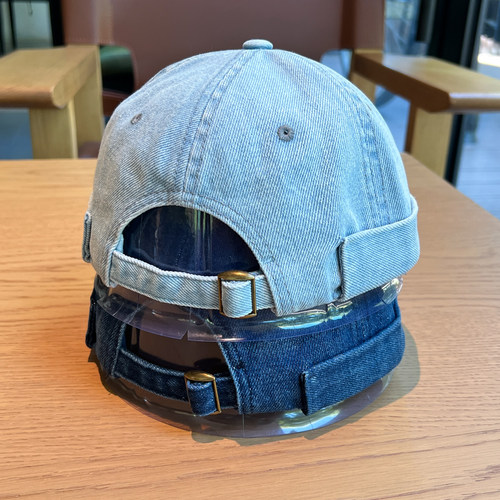 牛仔布瓜皮帽雅痞地主帽女