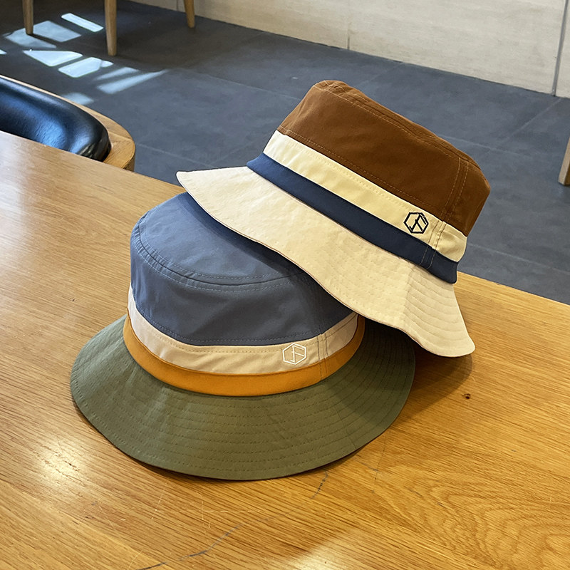 情侣快干透气防紫外线渔夫帽女夏季户外防晒遮阳可折叠太阳盆帽男