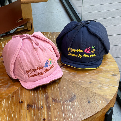 可爱轻薄夹棉加厚雷锋帽子女