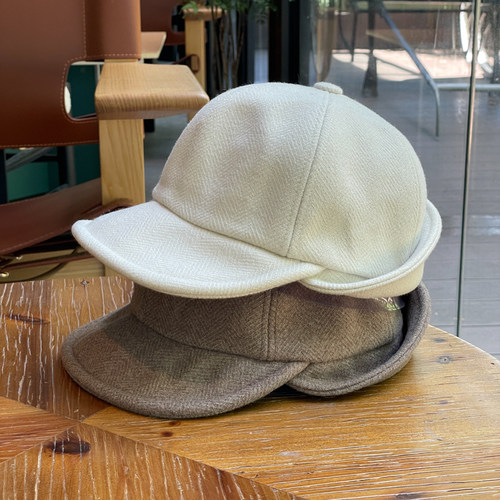 秋冬毛呢护颈护耳雷锋帽子女2025