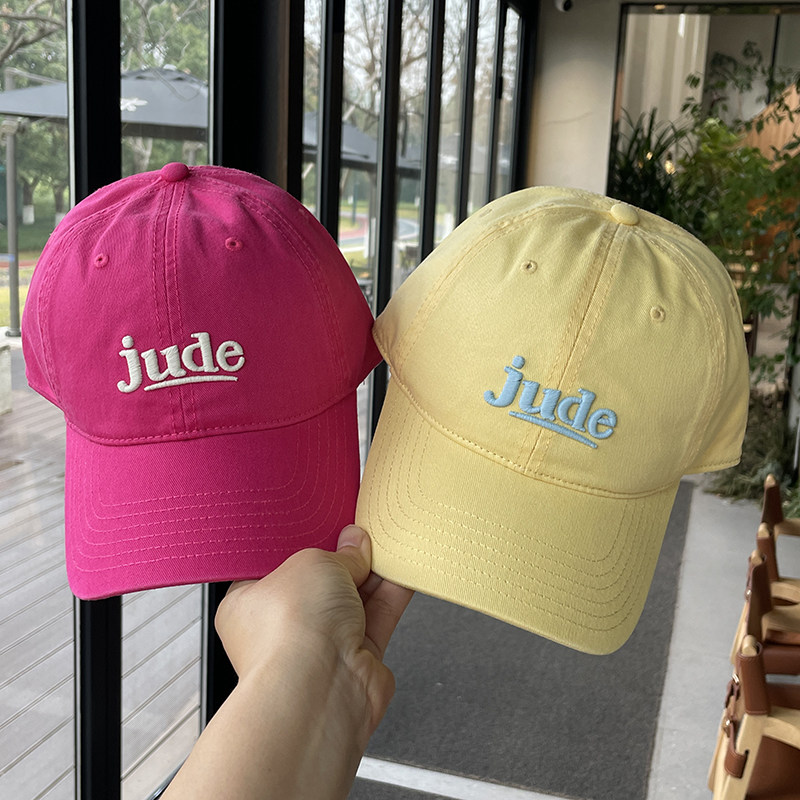 纯棉软顶鸭舌帽女春夏季情侣款防晒遮阳棒球帽男四季款出游潮牌帽