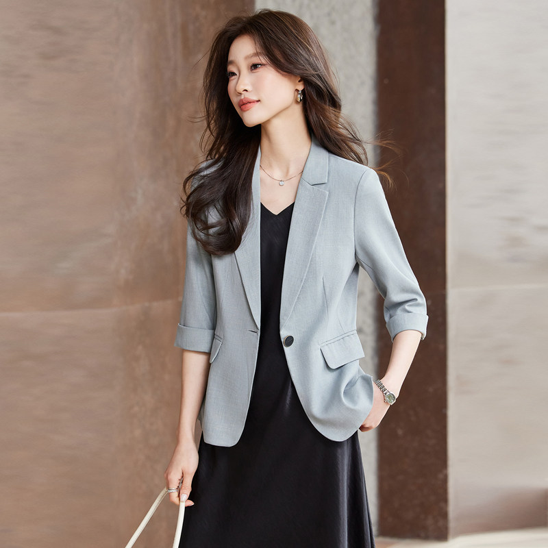 休闲小西装外套女2026新款春夏季薄款修身通勤气质西服连衣裙套装,女装/女士精品,西装,淘宝优惠券,粉丝福利购,淘宝优惠卷