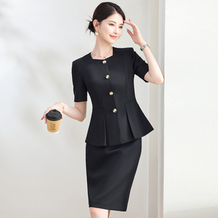高端职业西装套装女春秋款气质美容整形医院前台导购珠宝店工作服