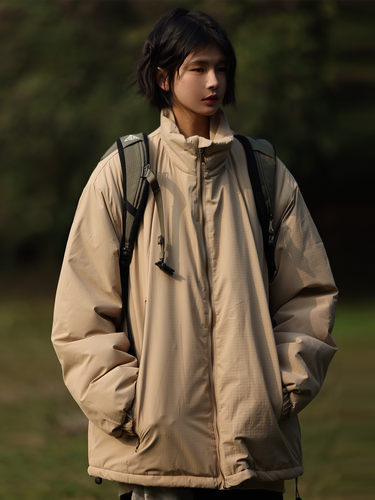 Nobodyknows立领简约棉服