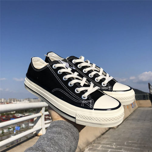 新款实体店evenstar多色帆布鞋
