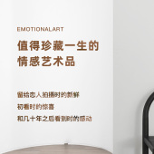 网红结婚摄影中英文字母简约亚克力3d爆款 立体镜面客厅自贴墙贴饰