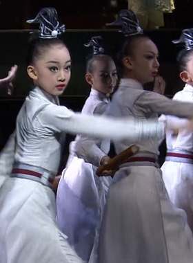 壮志少年行舞蹈服国学汉服古典中国风少年志演出服开笔礼服装