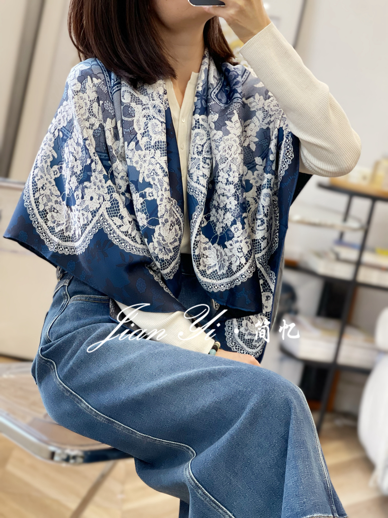 双面桑蚕丝真丝丝巾方巾披肩