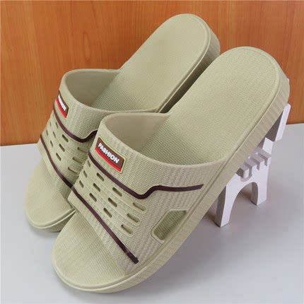 男士加大码浴室洗澡防滑厚底拖鞋