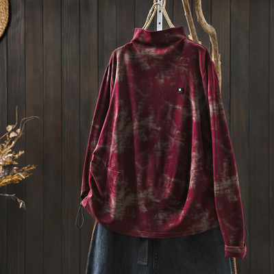 半高领打底衫2025新款女士秋冬季加绒漂亮遮肚子宽松保暖洋气t恤