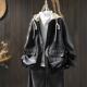 早春外套2026春新款 韩系设计感可拆卸帽子皮衣外套 流行超好看时尚