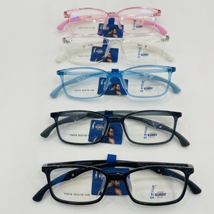 库里儿童硅胶眼镜架青少年可调节挂耳眼镜框配近视远视弱视5078