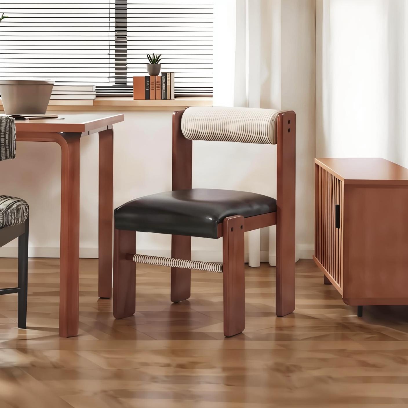 中古风餐椅设计师洽谈椅