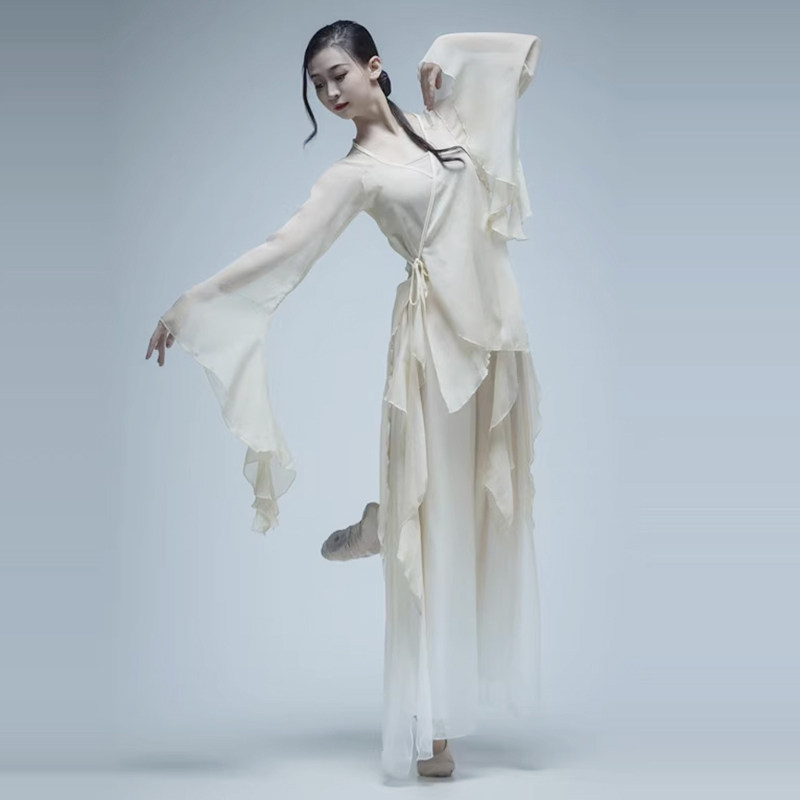 古典舞纱衣练功服夏季女款新款中古典舞服