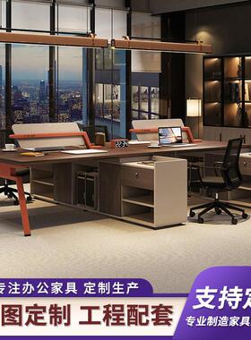 Office  Workstation 4-Person  Modular Dsek四人位屏风公桌
