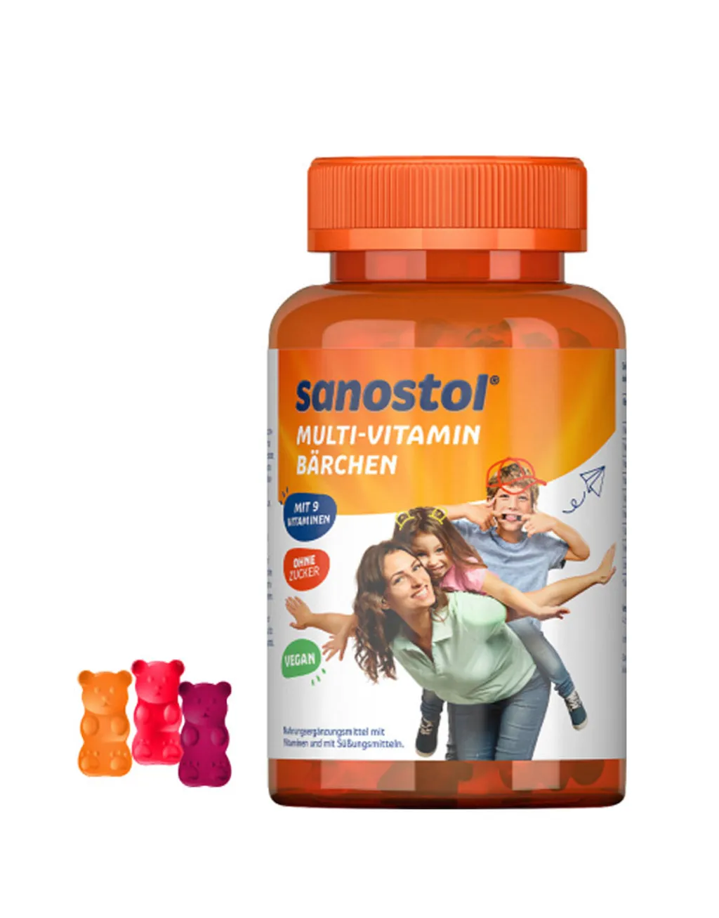 德國Sanostol素食維生素熊熊軟糖 維生素糖 軟糖