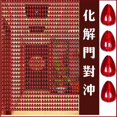 珠帘门帘加密不缠绕免打孔安装