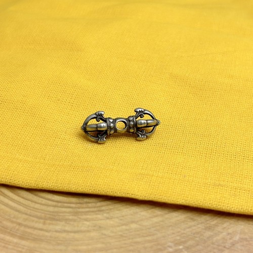 爆款特价西藏五股金刚杵配件藏式手串背云配珠小卡子吊坠记子头珠