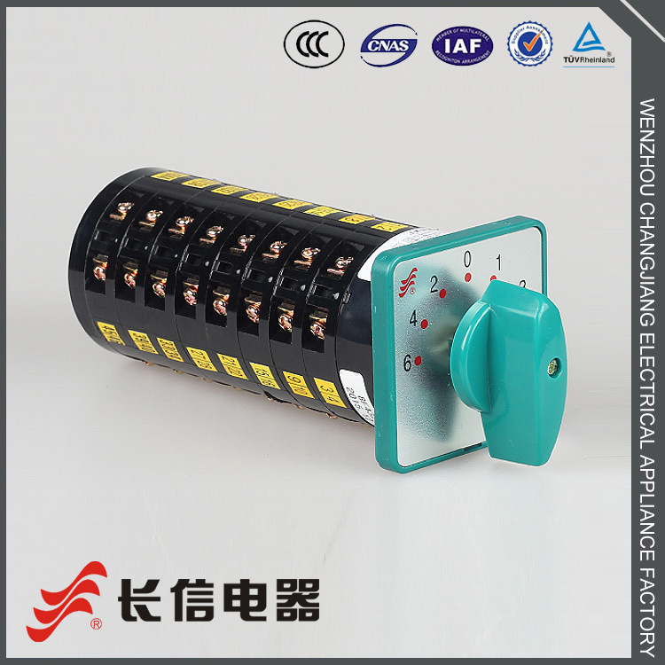 长信牌万能转换开关LW6D-5/8F432机床控制线路转换开关