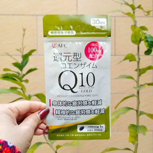 日本代购 AFC辅酶q10还原型保护心脏泛醇coq10心肌软胶囊