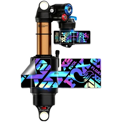 2021 fox float x2山地车后胆贴纸自行车单车后避震贴花DH AM软尾