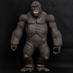 金刚手办模型骷髅岛电影版 关节可动大猩猩人偶玩具摆件收藏现货