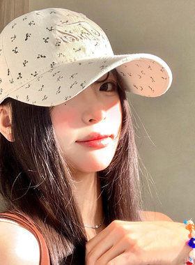 刺绣碎花棒球帽女韩版百