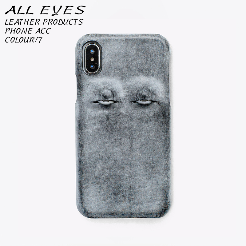 翻白眼真皮手机壳｜「Alleyes」正品纯手工制作 iphone12-16全系