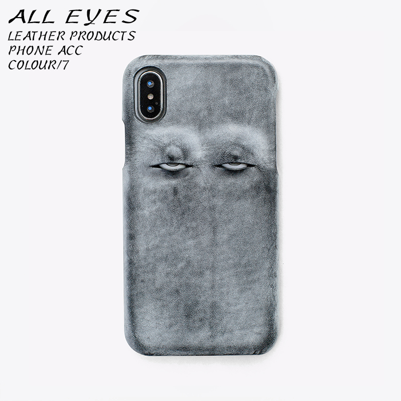 翻白眼真皮手机壳｜「Alleyes」正品纯手工制作 iphone12-15全系