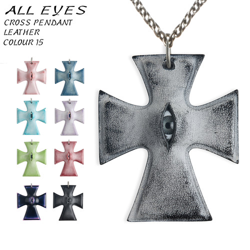 目器 All Eyes 十字架吊坠毛衣链