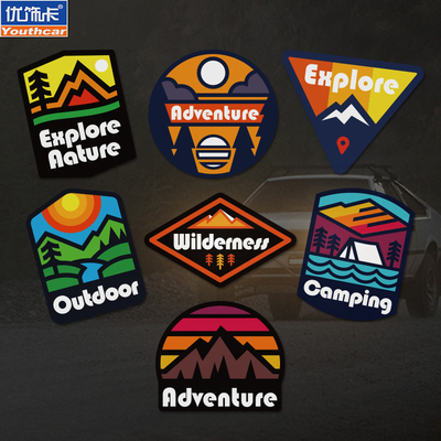 youthcar优饰卡防水防晒户外车贴