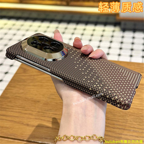 适用华为matex6手机壳凯夫拉纹