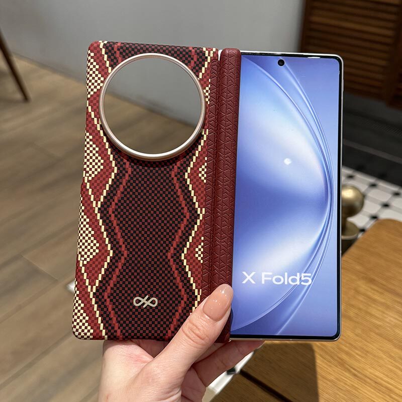 适用vivoxfold5手机壳中轴全包3